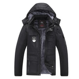 Thick Warm Fleece Outdoor Jacket Coat Men Windproof Hooded Military Fashion