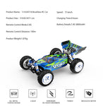 4WD Brushless RC Car 75km/h High-Speed Remote Control Car w/ 2800mAh Battery Metal Chassis