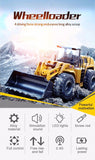 Remote Control Metal Wheel Loader Front Loader