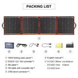 18V 80W 100W 200W Portable Solar Panel With 12V Controller