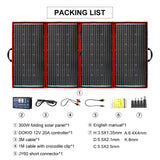 18V 80W 100W 200W Portable Solar Panel With 12V Controller