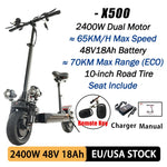 60V 5600W Dual Drive Electric Scooter 80km/h Foldable with Seat