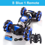 4WD RC Car Radio Gesture Induction Music Light Twist High-Speed Stunt Remote Control Off Road Drift Vehicle