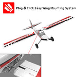 4 Channel RC Airplane Over-Grade Power System Plastic Fuselage