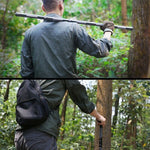 Tactical Trekking Poles Outdoor Garden Camping Multi Tool Kit Walking Cane Hiking Stick Survival Hunting Self Defense Tools