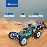 4WD 75km/h High-Speed RC Car Brushless Metal Chassis Vehicles