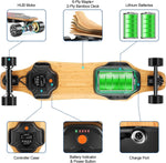 900W motors 4 wheel Dual-drive split longboard electric skateboard