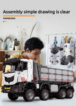 Truck Building RC Pneumatic Dump Truck with Motor Building Blocks with App