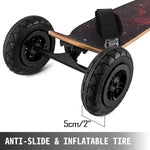 Mountainboard Cross Country Skateboard All Terrain Longboard with 95A Shock Absorber