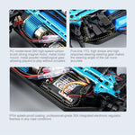 Large 50km/h High-Speed Remote Control 2.4G 4WD Off-Road Monster Truck