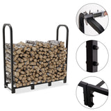 Firewood Rack: 47.6” Long Heavy Duty