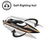 RC Boat Vector SR80 2.4GHZ 45MPH High Speed With Auto Roll Back Function ABS Plastic Hull