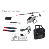 4 Channels Remote Control Plane 6-axis Gyroscope 6G System Helicopter Altitude Hold USB Charging with Battery