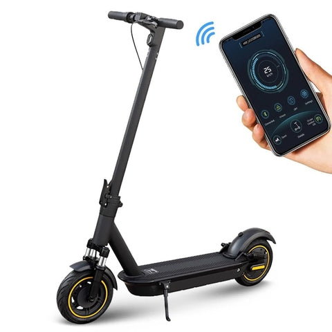 500W Electric Scooter 30KM/H Max Speed 50KM Range 36V 15AH Pneumatic Tire Smart Scooter with APP
