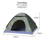 3-4 Person Automatic Quick Open Tent