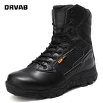 High-Quality Leather Military Combat Boots