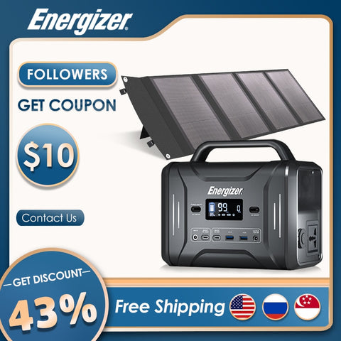 Energizer Portable Power Station Solar Generator - activityasset