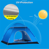 3-4 Person Automatic Quick Open Tent