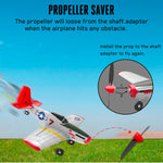 Mustang 6-Axis 400mm Wingspan One Key Aerobatic Remote Control Airplane