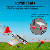 Mustang 6-Axis 400mm Wingspan One Key Aerobatic Remote Control Airplane