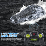 RC Boat Simulation Crocodile Head 2.4G Remote Control Joke Alligator