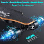 900W motors 4 wheel Dual-drive split longboard electric skateboard