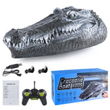 RC Boat Simulation Crocodile Head 2.4G Remote Control Joke Alligator