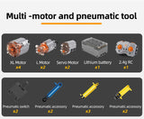 Truck Building RC Pneumatic Dump Truck with Motor Building Blocks with App