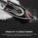 Remote Control Boat 2.4Ghz 55KM/H Brushless High-Speed Racing Boat Model Speedboat