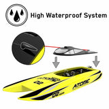 Atomic 45mph High-Speed Lake Racing Remote Control RC Boat 2.4Ghz  with ABS Unibody Blow Plastic Hull