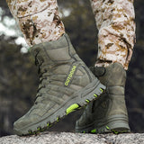 Tactical Military Men Winter Outdoor Climbing Sport Fishing Shoes Non-Slip Waterproof Breathable