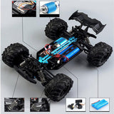 50km/h High-Speed Remote Control 2.4G 4WD Off-Road Monster Truck