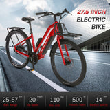 500W 48V 14AH Power Assist  E-Bike with 20mph Top Speed 45km