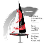 Hurricane 2 Channel Sailboat With 1 Meter Hull Length And ABS Plastic Waterproof Hull