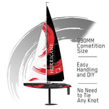 Hurricane 2 Channel Sailboat With 1 Meter Hull Length And ABS Plastic Waterproof Hull