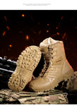 PLUS SIZE 39-47 US Military Boots Men Leather Combat Boots