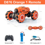 4WD RC Car Radio Gesture Induction Music Light Twist High-Speed Stunt Remote Control Off Road Drift Vehicle