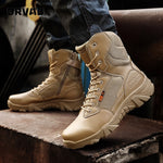 High-Quality Leather Military Combat Boots