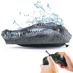 RC Boat Simulation Crocodile Head 2.4G Remote Control Joke Alligator