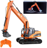 Long-Arm Radio Control Excavator Model Metal Bucket ABS Body