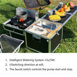 Outdoor Foldable Camping Intelligent system Kitchen Table Set Portable