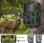 Trail Camera WiFi APP Control 1296P 24MP Night Vision Motion Activated Waterproof