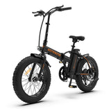 500W G20 Folding Ebike 20Inch 4.0 Fat Tire Snow Electric Bike For Women 36V 13Ah Lithium Battery Mountain Bike