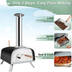 Portable Wood Pellet Pizza Grill