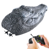 RC Boat Simulation Crocodile Head 2.4G Remote Control Joke Alligator