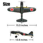 RC Aircraft 400mm Wingspan 2.4G 6-Axis Remote Control Fighter Airplane