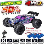 Off-Road Climbing 4WD With LED Headlight Rock Crawler 50km/h High-Speed Drift Remote Control