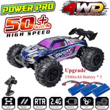 Off-Road Climbing 4WD With LED Headlight Rock Crawler 50km/h High-Speed Drift Remote Control