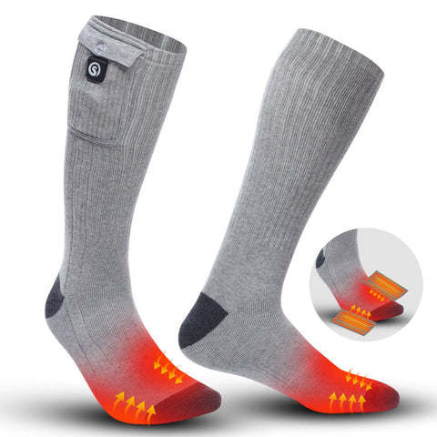 Heated Socks 100% Cotton Rechargeable