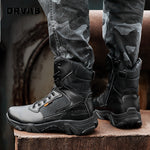 High-Quality Leather Military Combat Boots